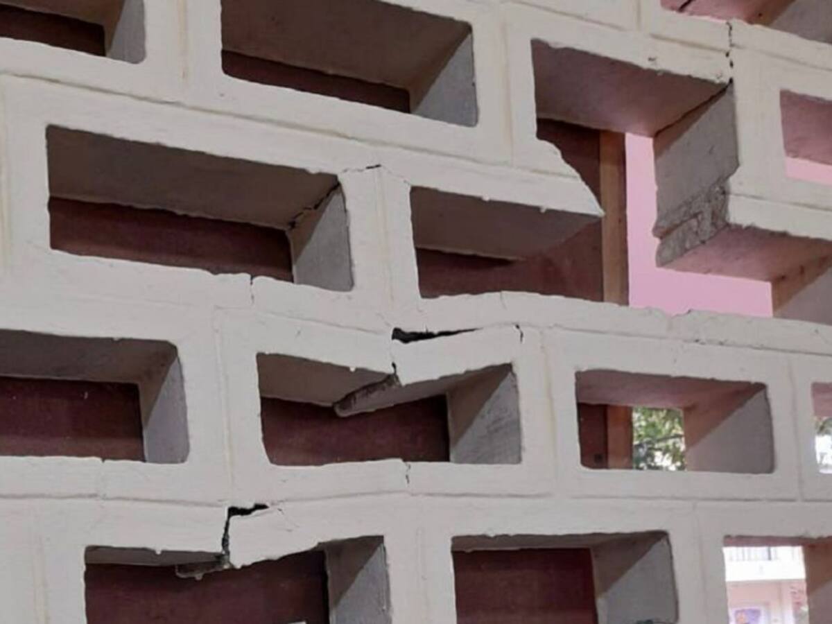 Personería advierte riesgo de desplome en colegios de Cartagena