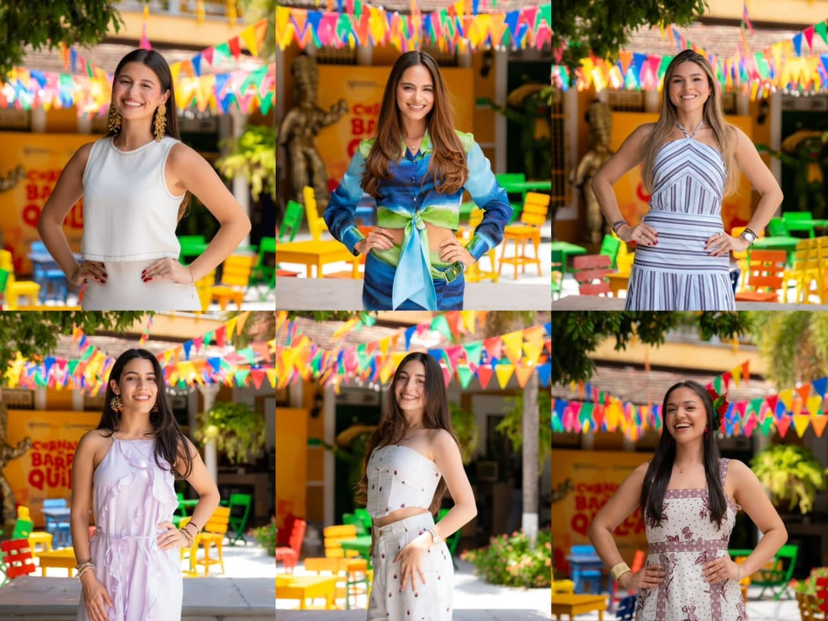 Seis barranquilleras aspiran a convertirse en la reina del Carnaval de Barranquilla 2027