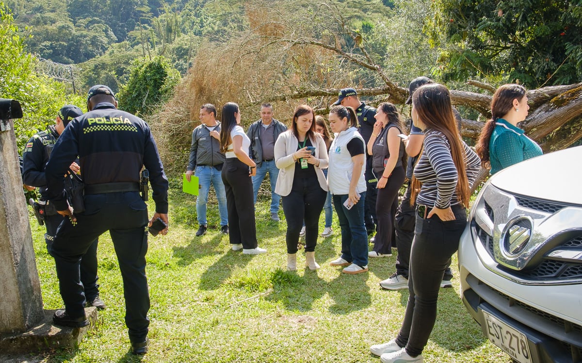 Entidades intervinieron fundación de rehabilitación en Santa Rosa de Cabal (foto: Personería de Santa Rosa)