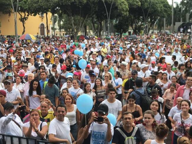 Multitudinaria marcha en defensa del Páramo de Santurbán