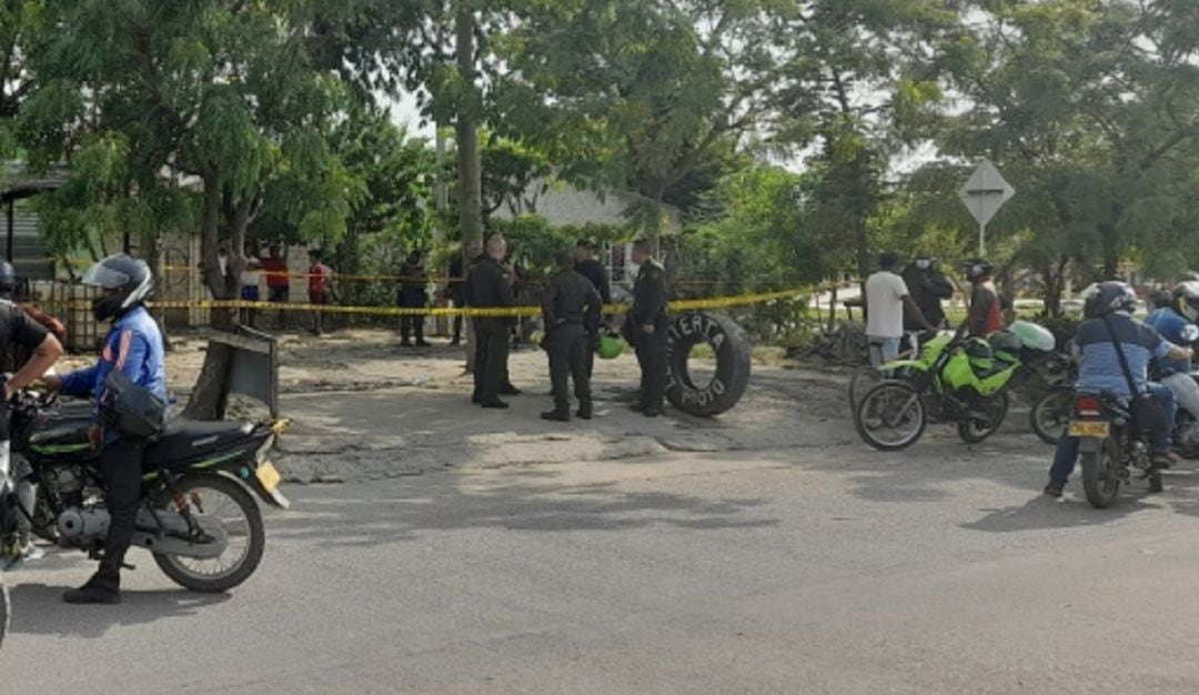 El hecho se registró en el barrio Huellas Alberto Uribe