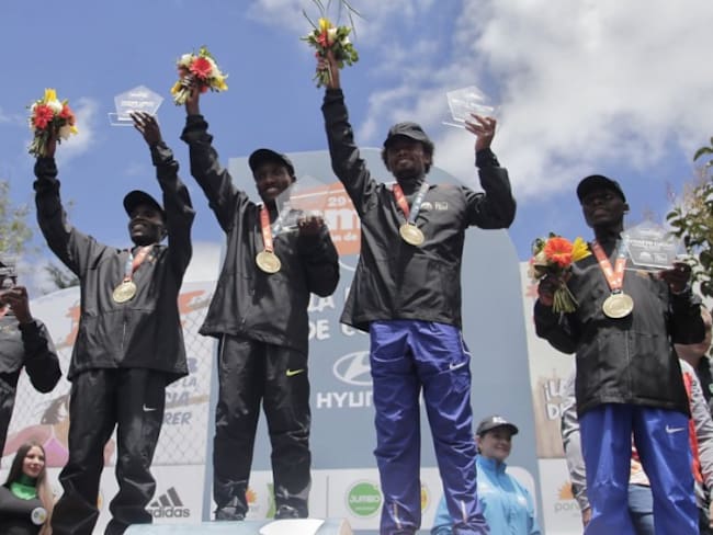 Los etíopes Getahun y Gudeta triunfan en la Media Maratón de Bogotá