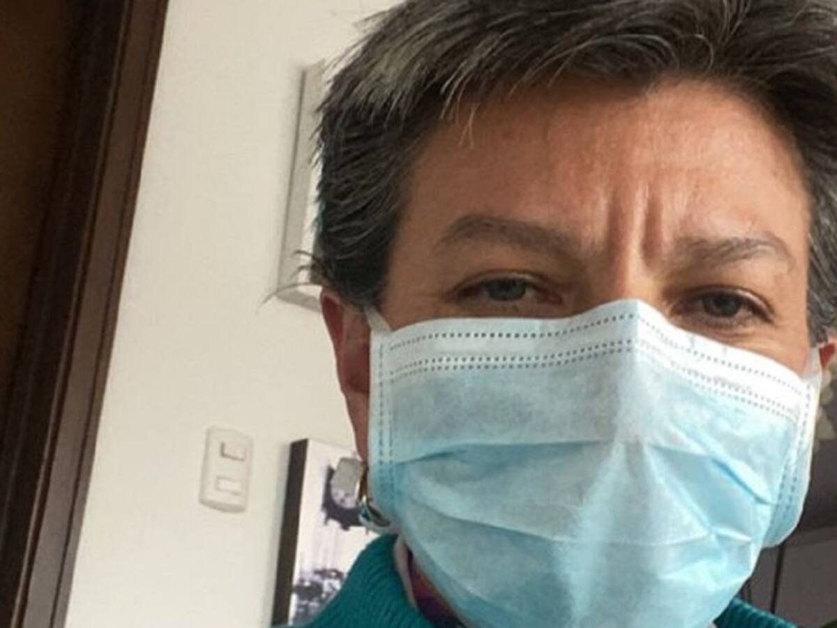 Claudia López dio negativo en la prueba de coronavirus