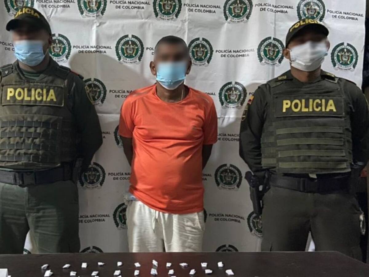 Policía detuvo a presunto jíbaro en vía pública de Bocagrande