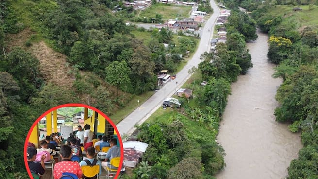 Nelson Murillo, rector y representante comunidad Alto Andagueda