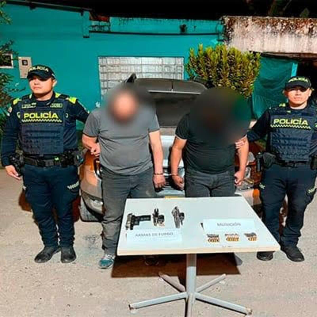 Tras intercambio de disparos, Policía frustró robo y capturó a dos hombres en Yacopí