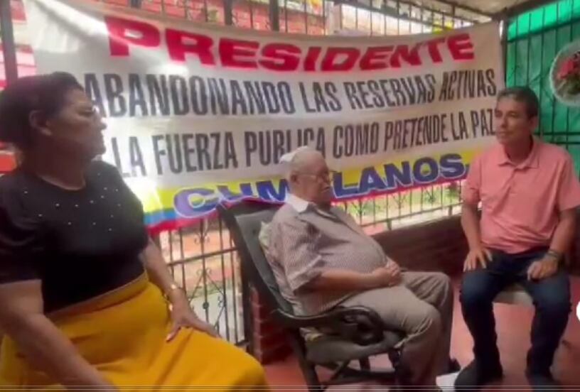 Pensionado de la Policía y las denuncias por la prestación del servicio de sanidad. Foto: Cortesía Carlos Arturo López