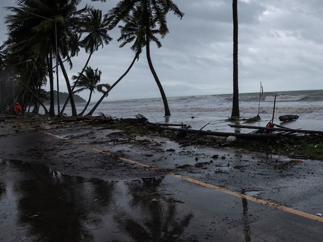 Una nueva onda tropical al territorio colombiano trae consigo abundante nubosidad, lluvias, descargas eléctricas y vientos localmente fuertes. Foto: Getty Images / ARUN ROISRI