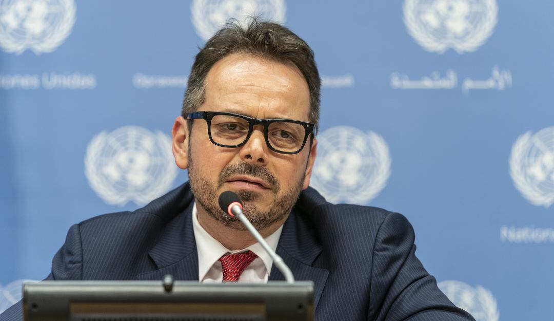 El jefe de la Misión de Verificación en Colombia, Carlos Ruiz Massieu 