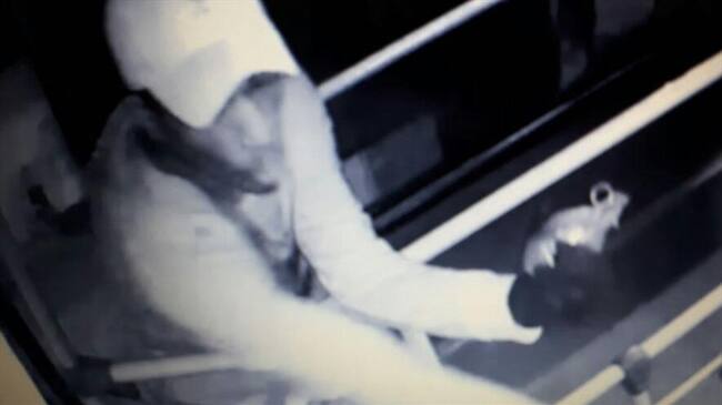 Luis Zambrano intimidó con una granada de fragmentación a los pasajeros y al conductor de un bus de servicio público. Foto: Policía de Barranquilla