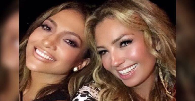 Jennifer López y Thalía. Foto: @jlo