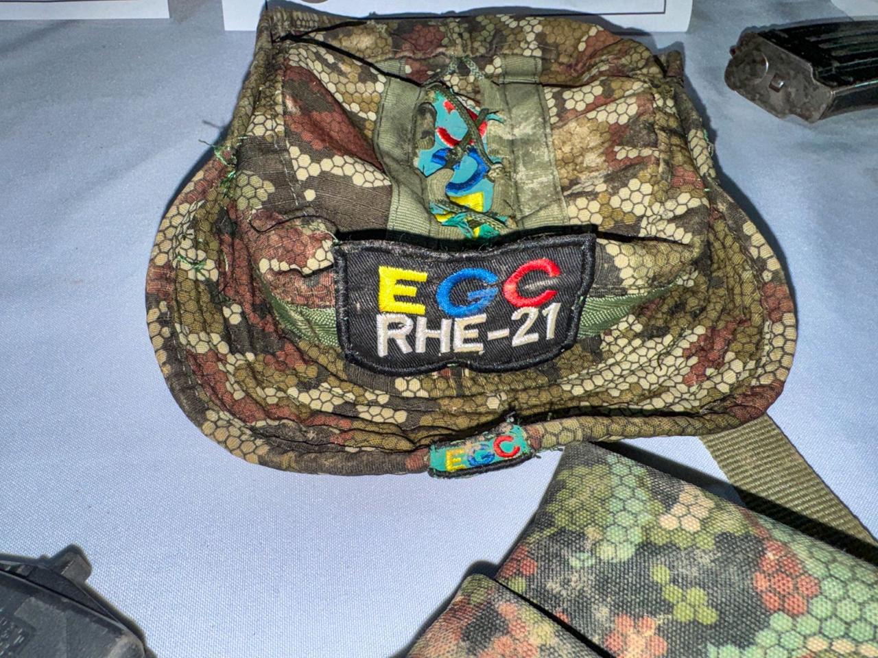 Operativos contra el Clan del Golfo en Frontino. Foto: Cuarta Brigada.