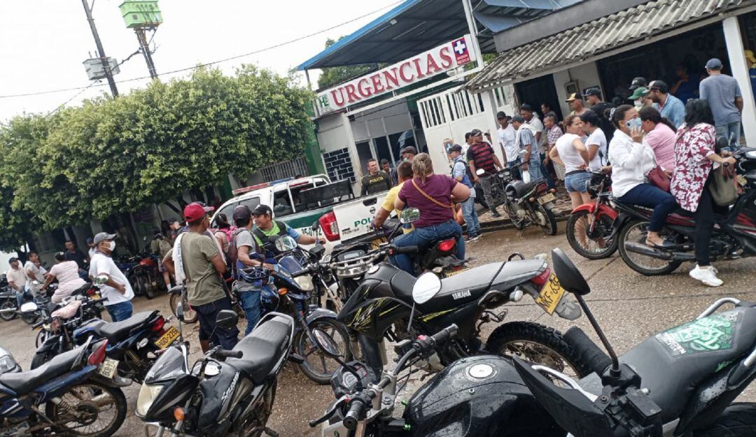 El atentado se registró en el kilómetro 4 de la vía que conduce de San Pablo al municipio de Simití