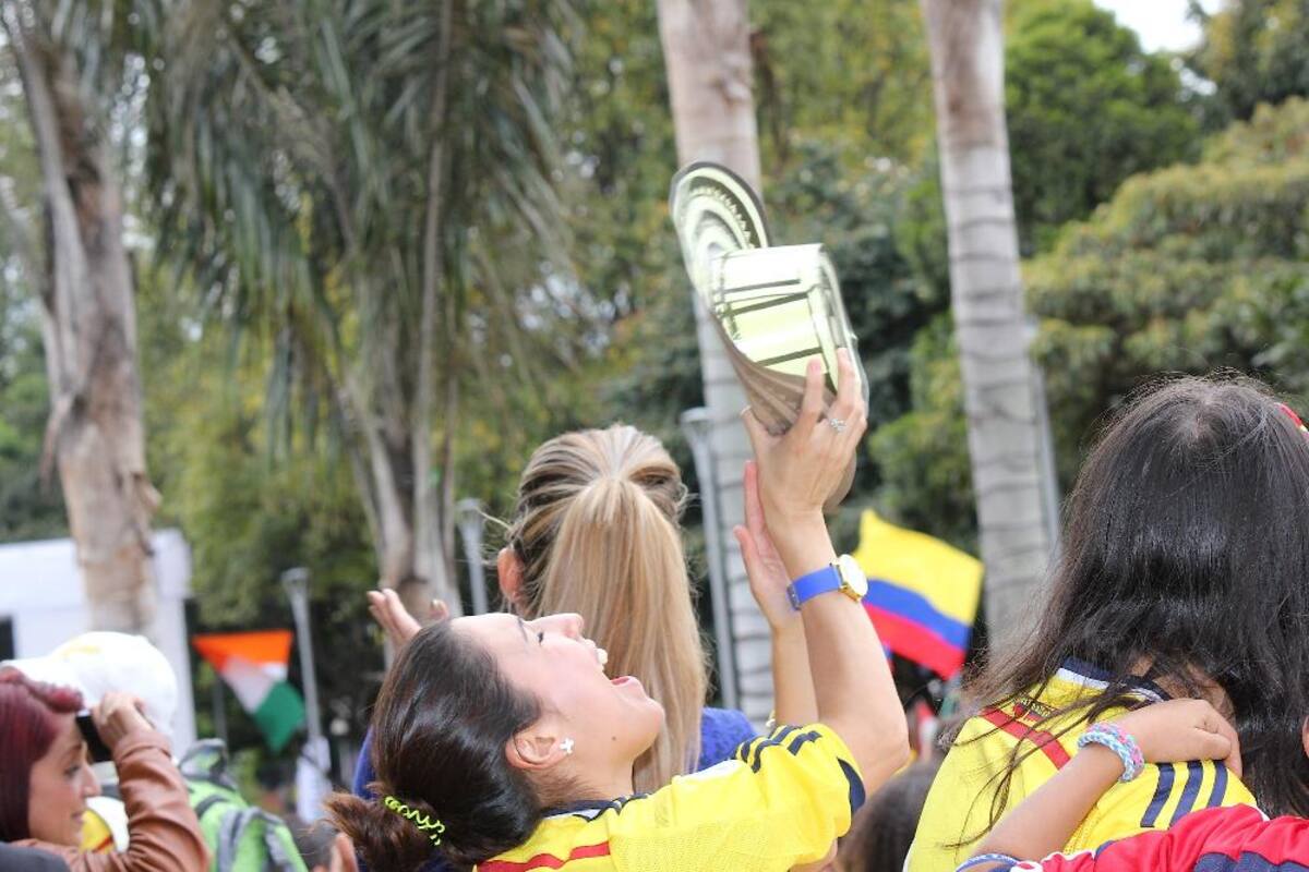 El elenco colombiano acaricia los octavos de final del Mundial Brasil 2014.
