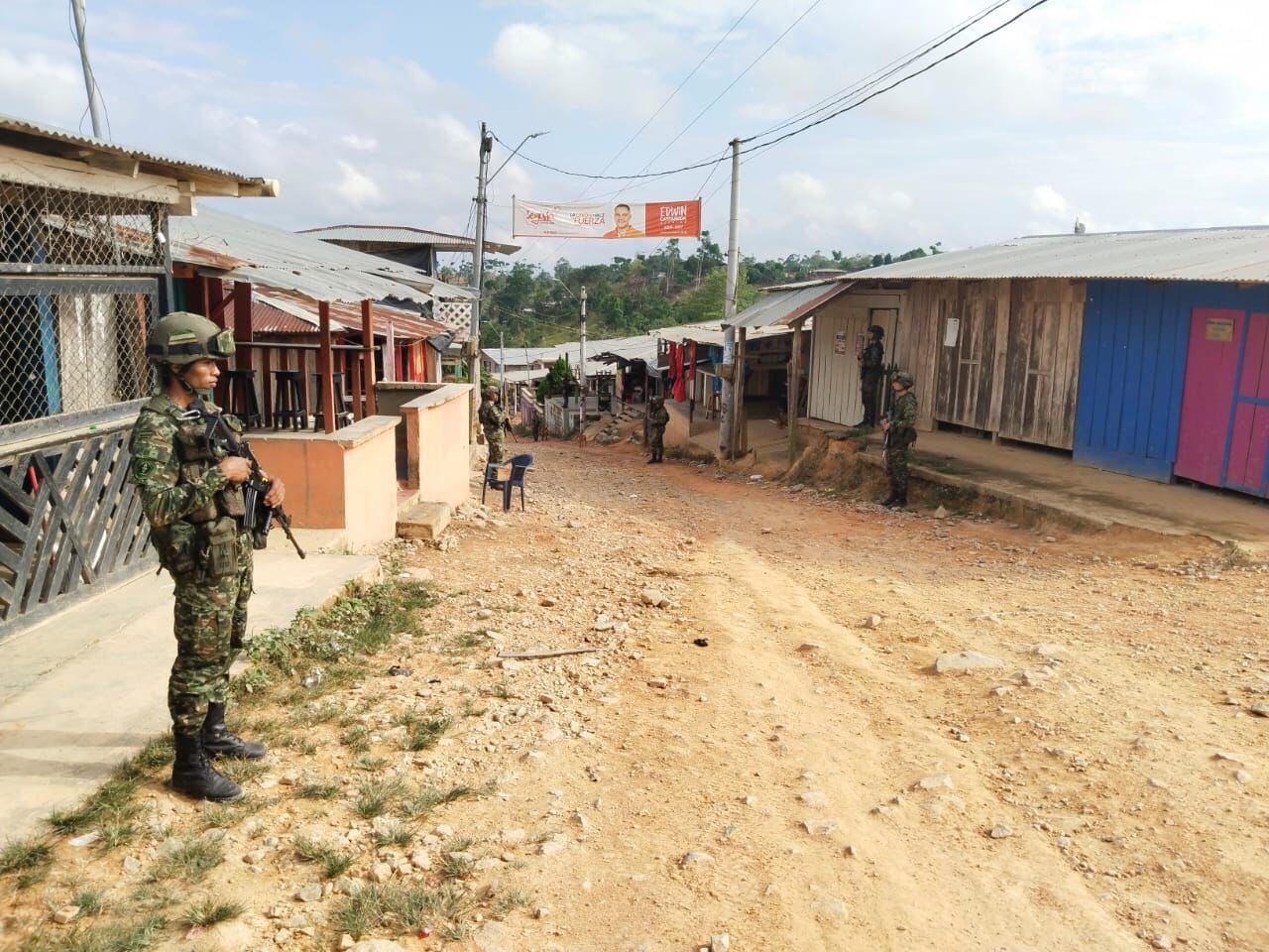 Ejército en Segovia, Antioquia- foto Séptima División