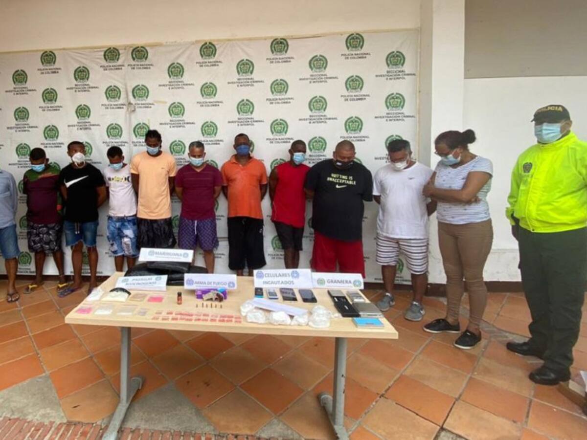 Cae banda dedicada a vender droga en fiestas clandestinas en Cartagena