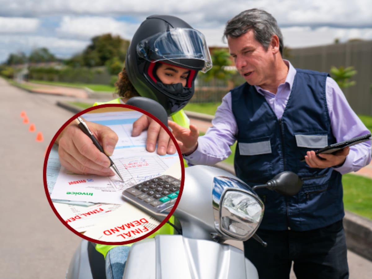 ¿Qué pasa si nunca paga el comparendo de una moto? Así funciona el cobro coactivo