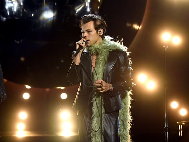 Presentación de Harry Styles, durante la ceremonia 63 de los premios Grammy