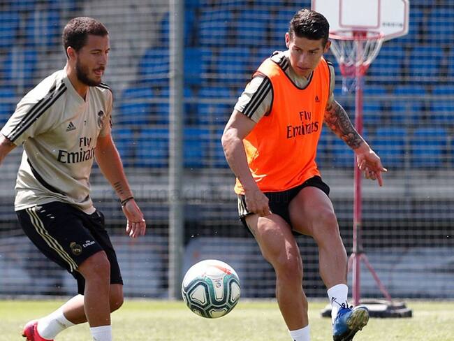 James y Real Madrid comenzaron la tercera semana de trabajos presenciales