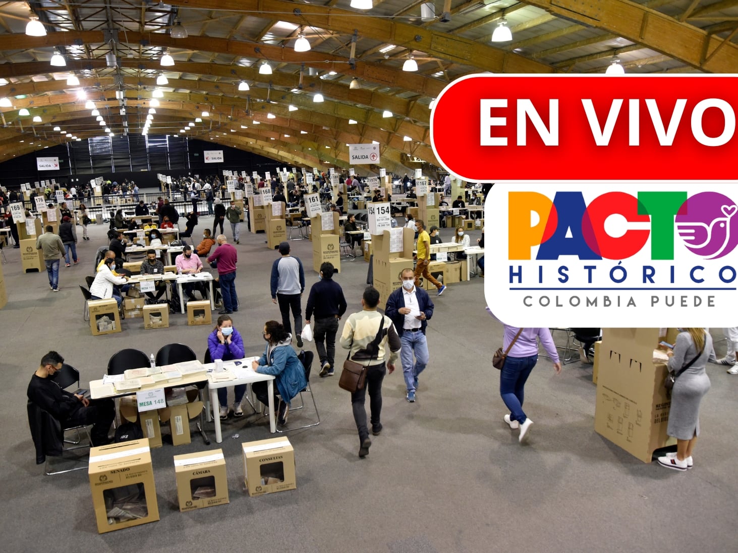 🔴 Elecciones HOY: Siga EN VIVO las Consultas del Pacto Histórico, mesa de votación y lo último