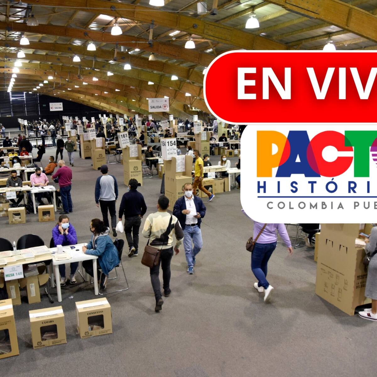 🔴 Elecciones HOY: Siga EN VIVO las Consultas del Pacto Histórico, mesa de votación y lo último