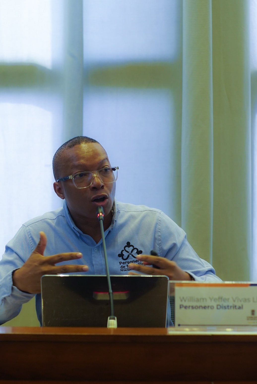 Personero de Medellín William Jeffer Vivas- foto Personería