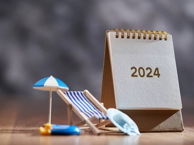 Calendario 2024 de vacaciones (Getty Images)