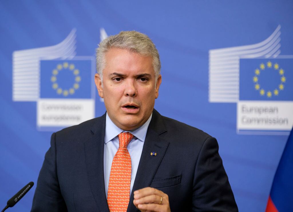 Duque olvida desaprobación del 73% y asegura que el país lo reelegiría. Foto: Getty Images