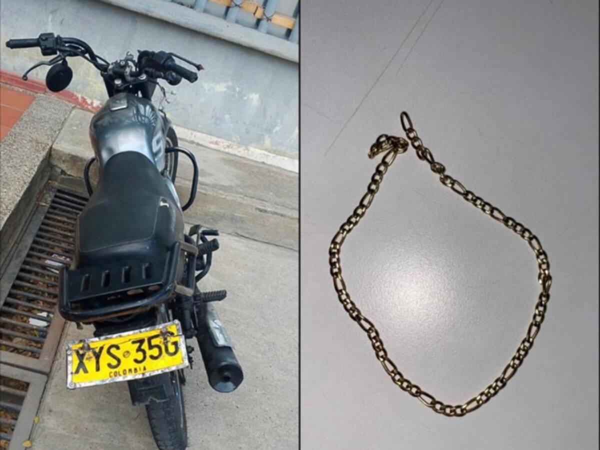 Capturados dos presuntos delincuentes tras hurtar a una ciudadana una cadena de oro en Cartagena