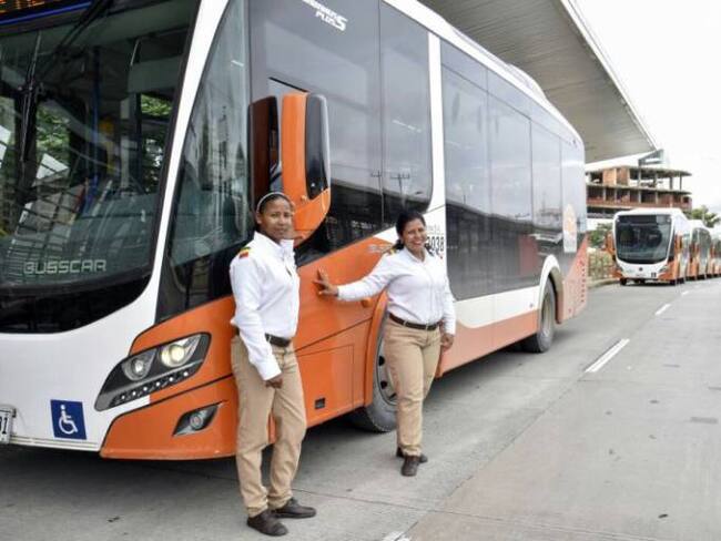 Transcaribe presenta a sus ‘conductoras superpoderosas’ del SITM