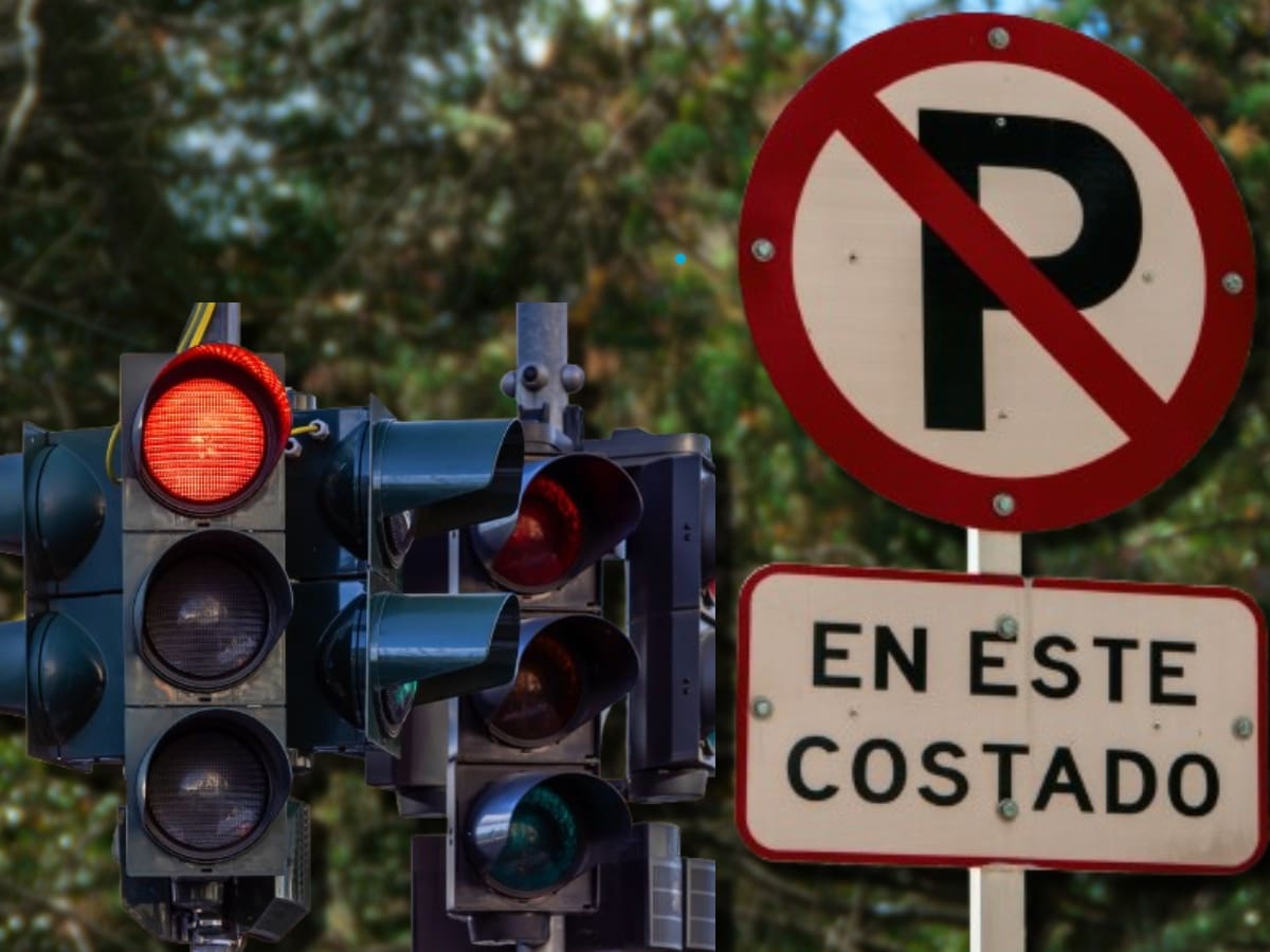 Parquear en lugar prohibido y pasarse el semáforo en rojo, las multas más comunes: cuál es más cara