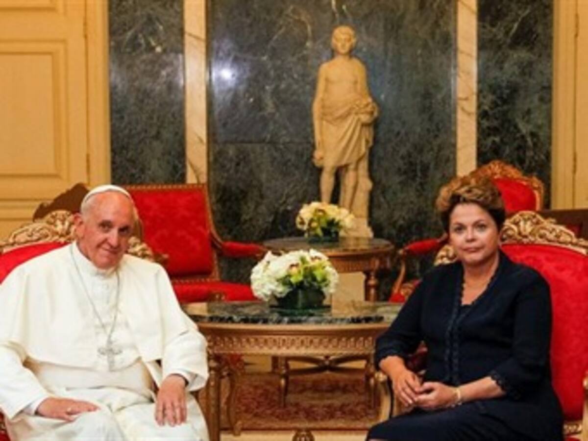 La visita de Francisco a Brasil en imágenes