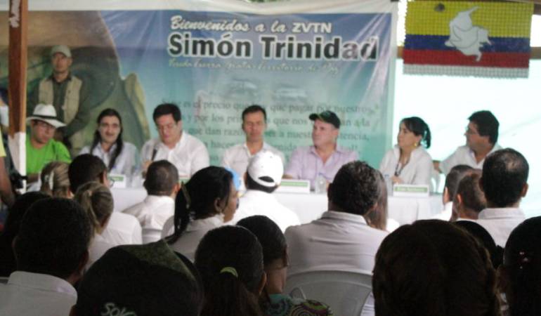 Mininterior, miembros Farc, gobernador Cesar, alcaldes La Paz y Manaure