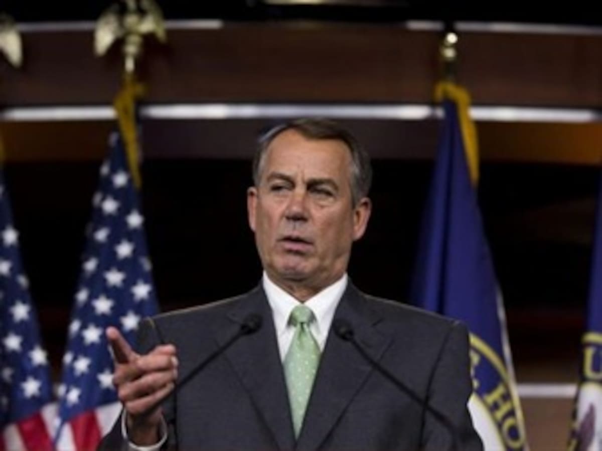 Boehner reitera que está en manos de Senado evitar cierre de Gobierno en EE.UU.