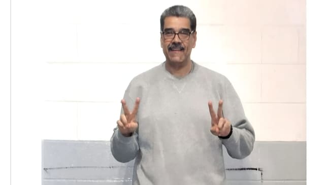 Captura de pantalla tomada de la cuenta oficial en instagram del diputado Nicolás Maduro Guerra @maduroguerra que muestra al depuesto mandatario Nicolás Maduro. Foto EFE