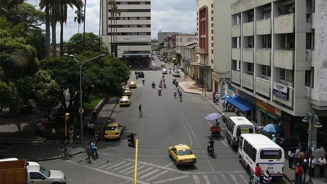 Centro del municipio de Palmira, Valle del Cauca. Foto: Colprensa