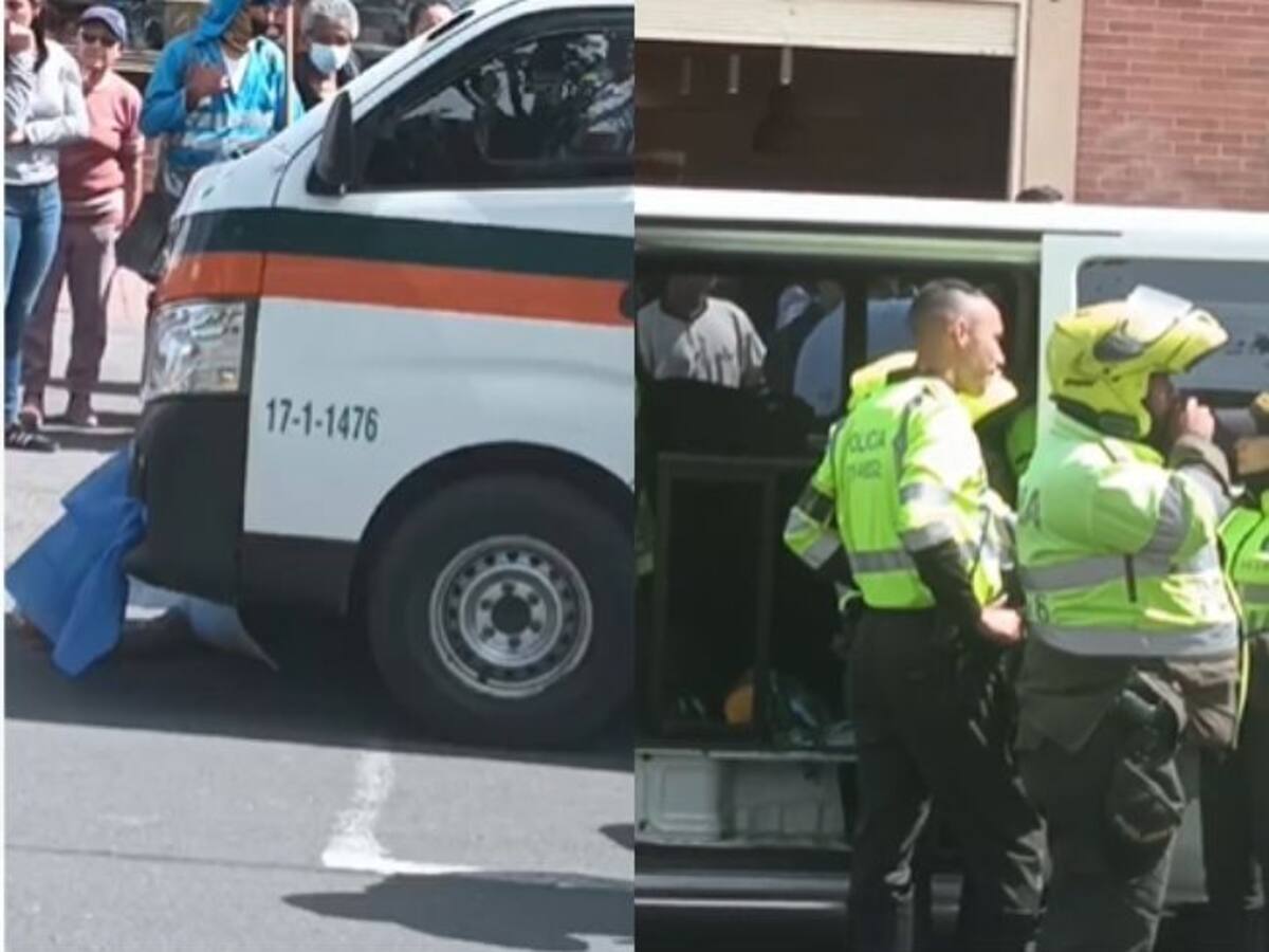 Mujer falleció tras ser atropellada por una patrulla de tránsito en Bogotá