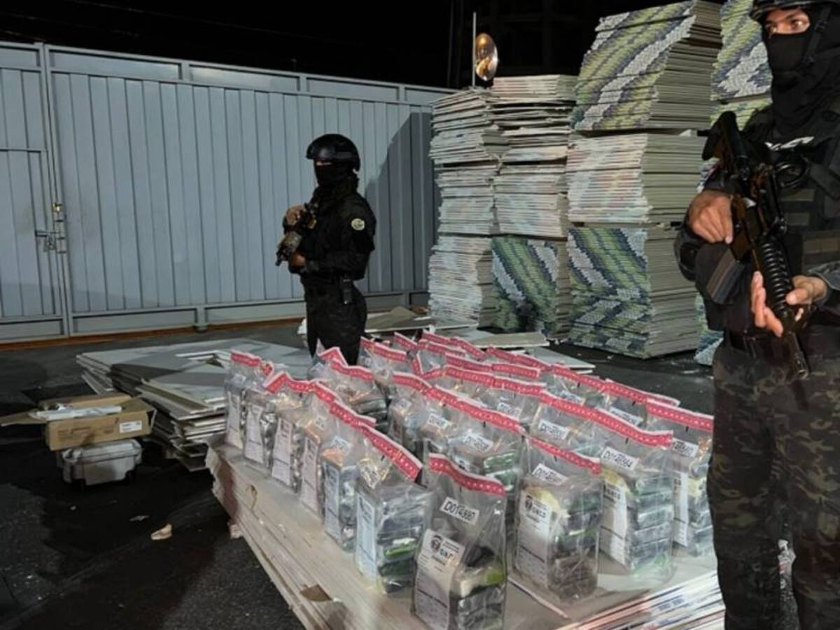 R. Dominicana confisca 1,4 toneladas de cocaína enviada desde La Guajira