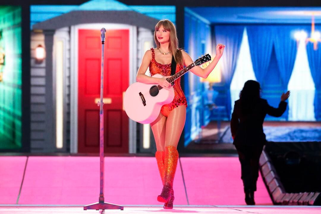 Cantante Taylor Swift de ella en un concierto en Varsovia (Polonia). EFE/ Taylor Swift/TAS Rights Management