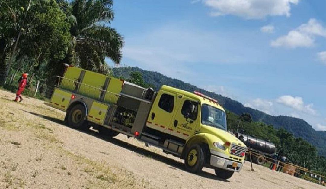 Roban camión contra incendios de Ecopetrol en el municipio de Tibú