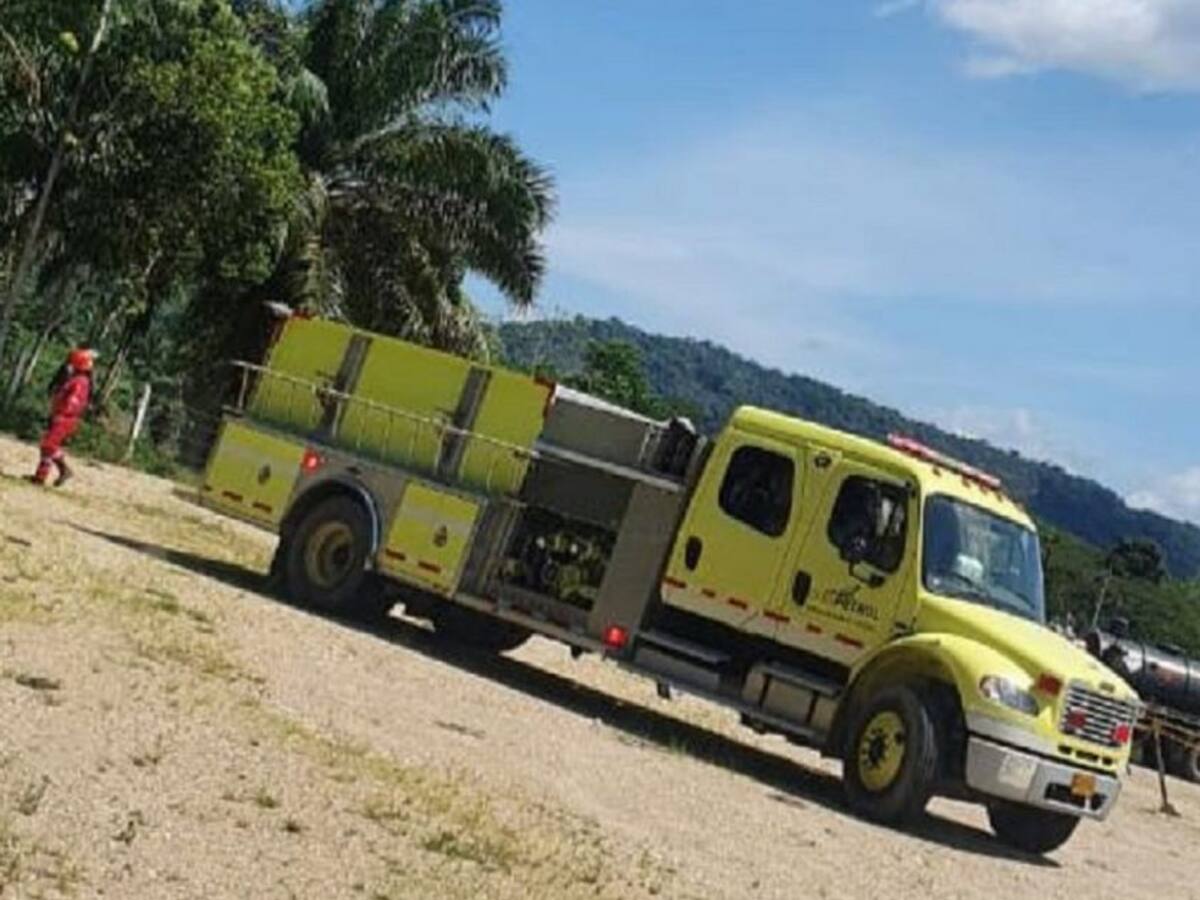 Roban camión contra incendios de Ecopetrol en el municipio de Tibú