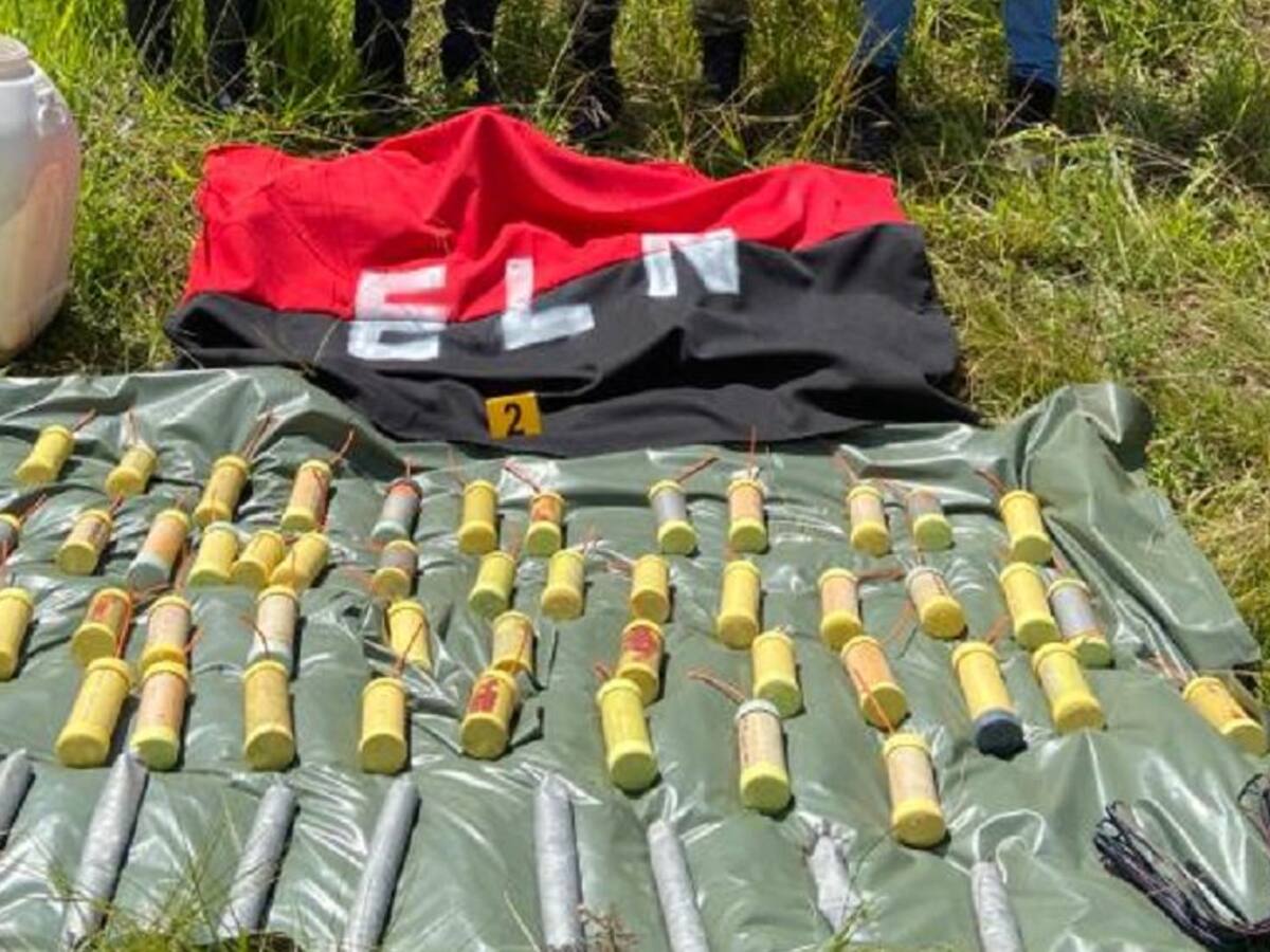 Fueron halladas 117 minas antipersona y otros elementos explosivos