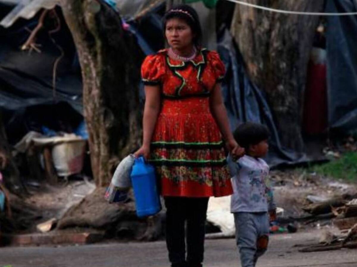 Inició el retorno de indígenas que habían sido desplazados en Pueblo Rico