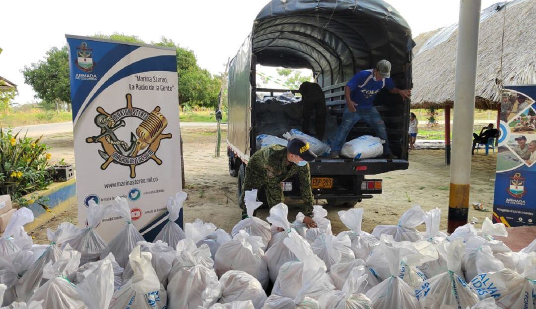 Esta jornada fue articulada entre la Armada Nacional, Defensa Civil, Unidad de Gestión del Riesgo, entre otras.