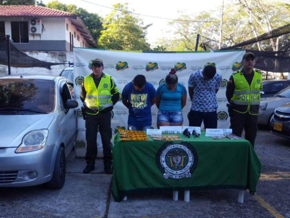 Capturan en Caldas a presuntos integrantes de banda dedicada al fleteo