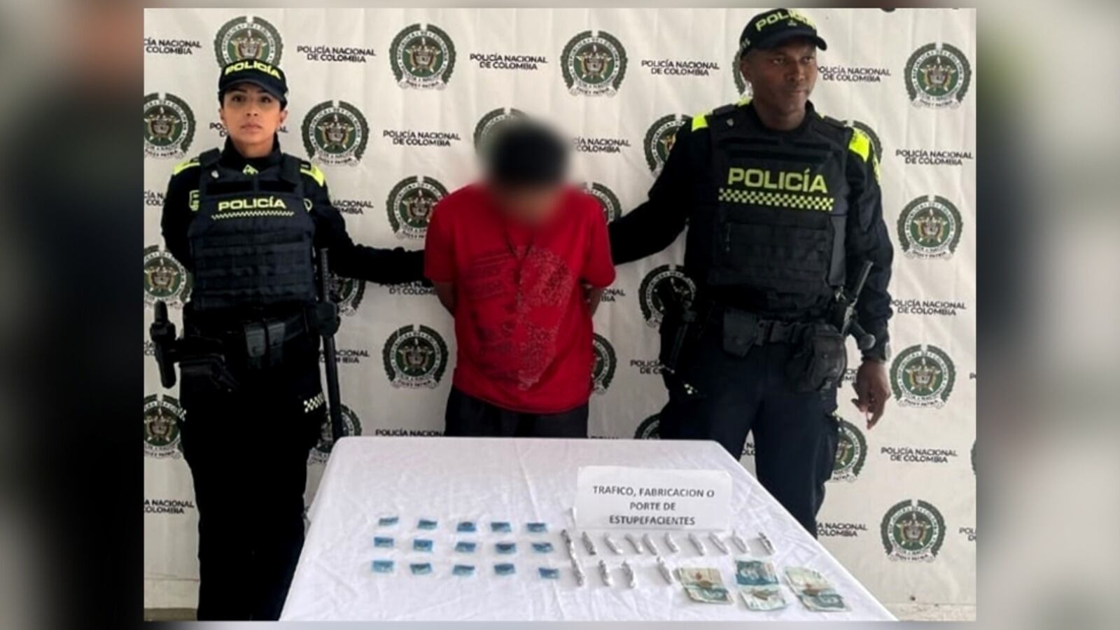 Capturado en ocho ocasiones- foto policía Antioquia