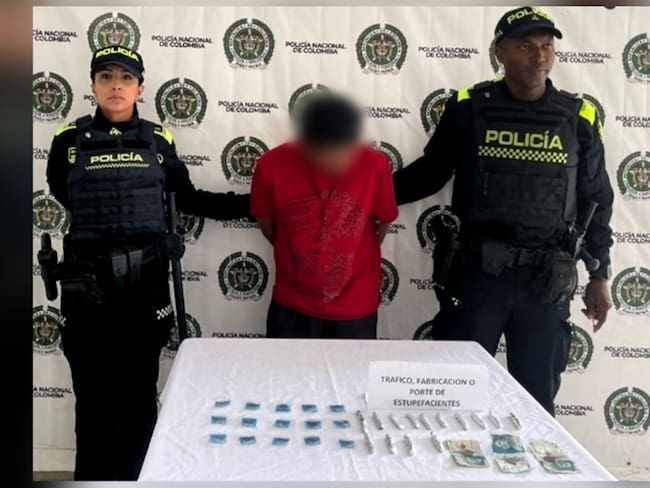 Capturado en ocho ocasiones- foto policía Antioquia