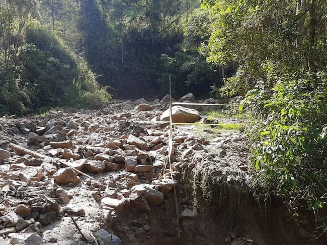 No hay paso en la vía Curos - Málaga