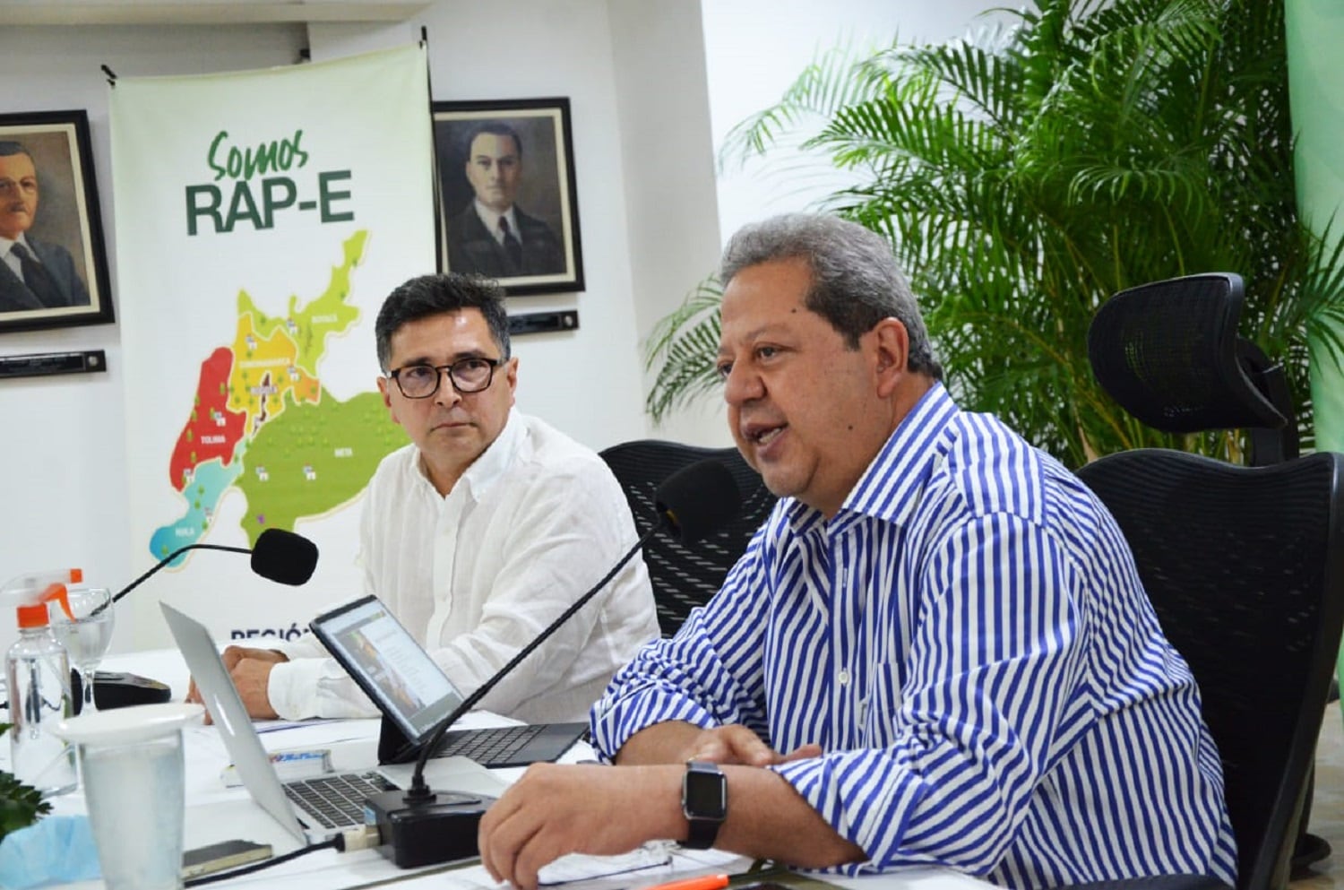 El gobernador del Huial se reunió con representantes de los departamentos del Meta, Cundinamarca, Boyacá y Tolima  para analizar la situación energética del Huila.