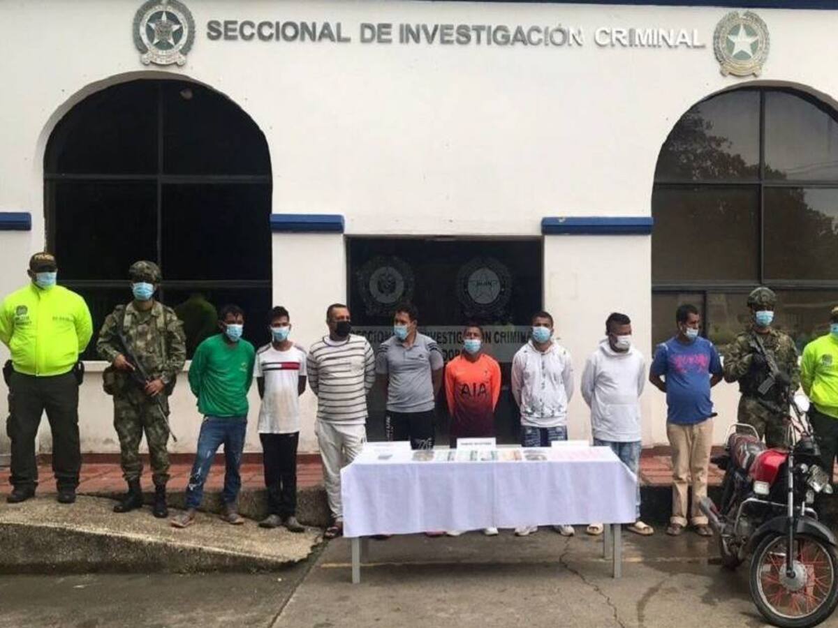 En Montería fue desarticulada una banda dedicada al tráfico de estupefacientes